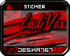 LadiVoxx Request Sticker