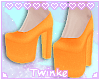 Glitter Heels | Orange