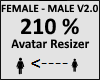 Avatar scaler 210% V2.0
