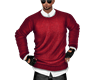 ! Red sweater