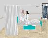 Medical Bed Curtain Wht