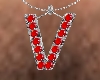 Necklace Letter V