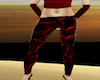 Rave Spiked Red Pants