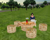 table/pouf/poses