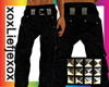[L] Black Cargo Pants