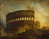 Roman Coliseum Painting