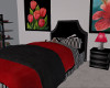 Red & Black Twin Bed