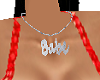 Silver Babe Necklace