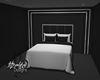 Luxury Silver & Blk Bed