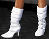 {T} Sexy White Boots Sox
