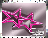 SsU~ Pink Starz Earrings