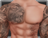 Tattoo+ muscle + cadena