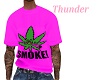 pink weed shirt