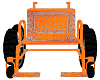 wheel chair band orange