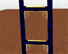 Library Ladder Blue Gold