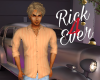 R4E ORANGE STRIPE SHIRT