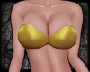 + Metal Bra - gold