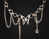 $ Butterfly charm chain