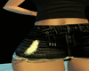 RL - Black Jean Skirt
