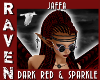 Jaffa DARK RED & SPARKLE