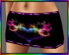 (R)Neon Heart Mini Skirt