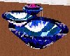 Blue Flame Trio Fountain