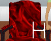 [H]Red Satin chair W/pos