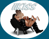 [K1] Kissing Chair Black