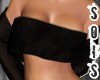 Sheer Crop Pattern Black