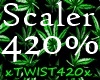 Scaler 420%