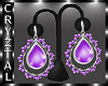 Callie Purple Earrings