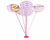 pink n purple balloons