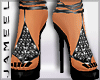 J diamond studded heels