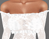 H/White Lace Dress M