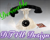 Derivable old telephone