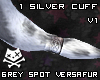 Grey Spot Silver Cuff v1