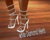 white Diamond Heels