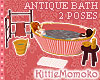 ~ PINK 2 p. Antique Bath