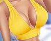 Belle Yellow Plunge Top