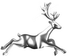 SILVER XMAS DEER-9