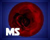 MS Round Rug Rose Red