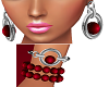 Red Besame Jewelry Set