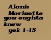 Alanis Morissette Y O K