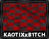 Red&Black Checker Rug