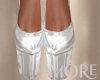 Amore White Heels