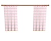 Pink Gingham Curtains