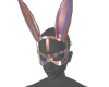 pink holo bunny mask