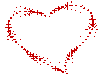Animated heart sticker