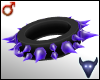 Spiky purple collar (m)