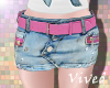 V| Mini Skirt With Belt
